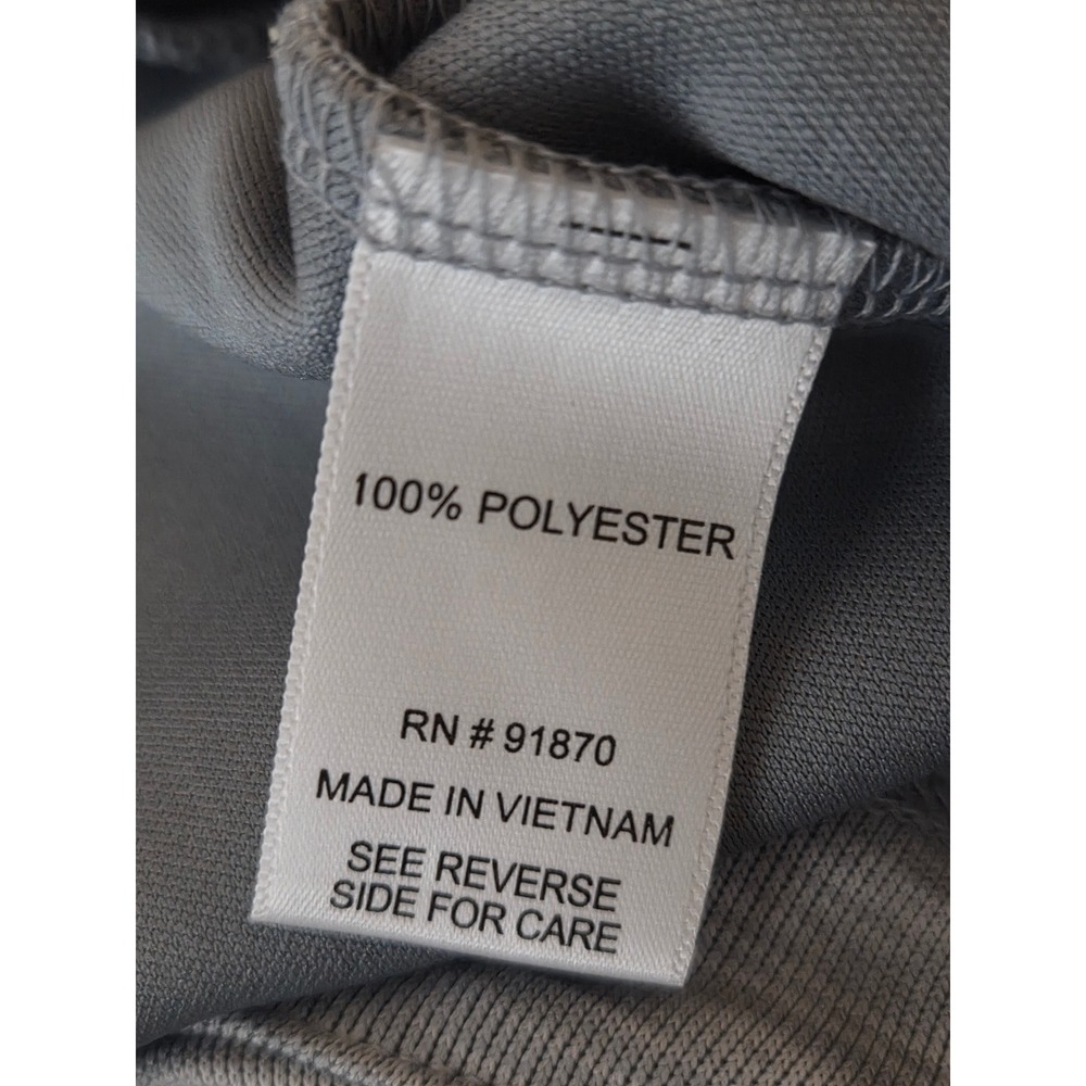Pebble Beach Dry Luxe Performance Women's size XL Cardigan Polyester Golf Gray - Picture 9 of 10
